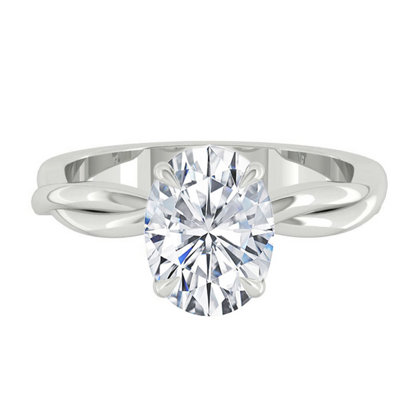 Lucce Fiore Solitaire Oval Diamond