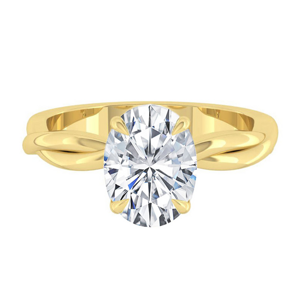 Lucce Fiore Solitaire Oval Diamond