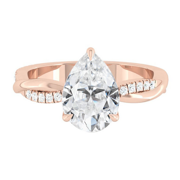 Lucce Fiore Pear Diamond