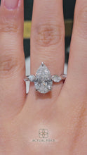 Load and play video in Gallery viewer, Lucce Constance Viello Pear Lab Diamond 3.02CT E VVS2 Ex IGI Platinum

