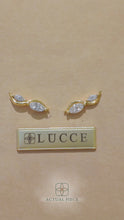 Load and play video in Gallery viewer, Lucce Constance Infini Earrings 0.70CTW Lab Diamond 18K Yellow Gold
