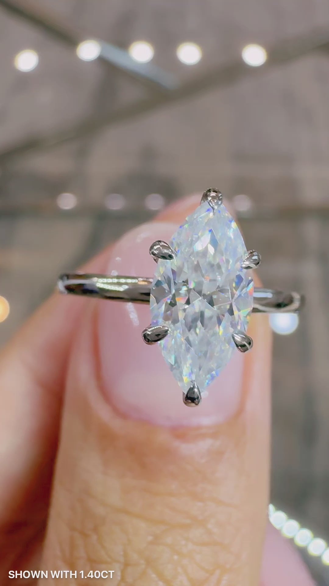 Load and play video in Gallery viewer, LUCCE VERONA™ Marquise Gemstone
