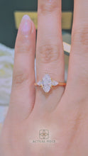 Load and play video in Gallery viewer, LUCCE SOPHIA™ Marquise CELESTE™ Moissanite 1.00ct 14K Yellow Gold
