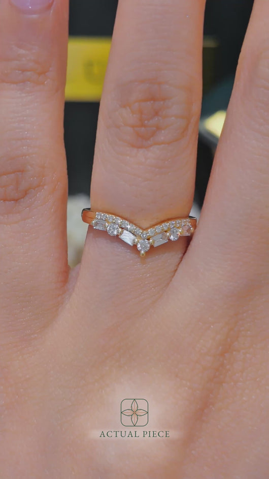 LUCCE LAYLA™ 0.23ctw Lab Diamond 14K Yellow Gold