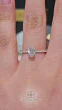 Load and play video in Gallery viewer, Lucce Lucia Pavé Oval Diamond
