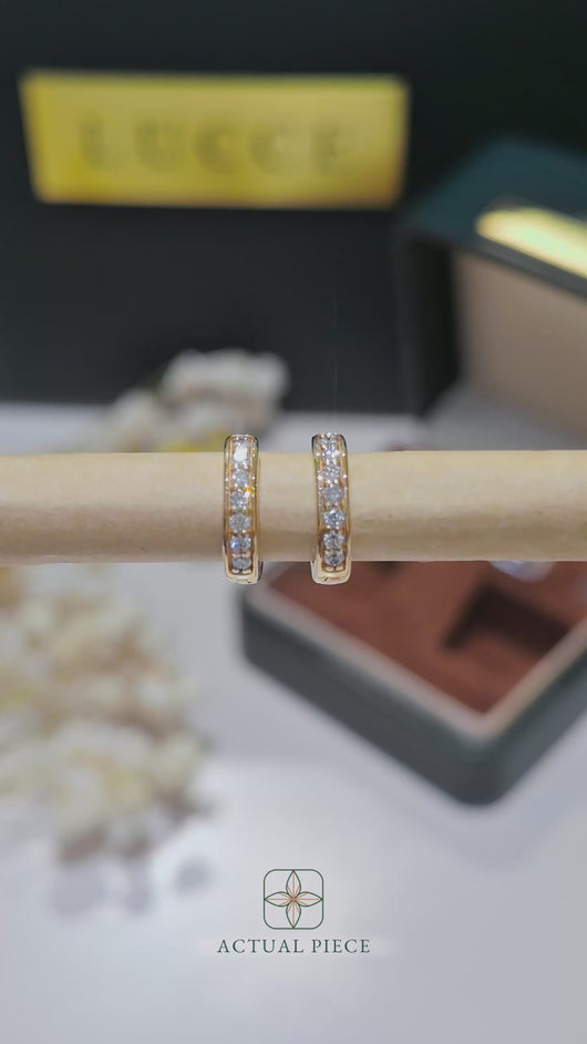 LUCCE KAELA™ Eternity Earrings Diamond