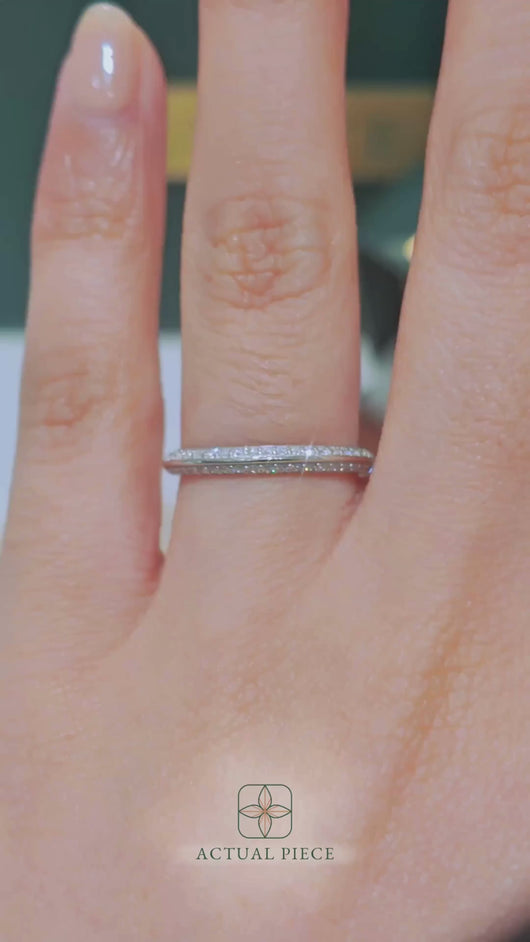 LUCCE ECUADORIAN™ Pavé Natural Diamond 0.32ctw Platinum