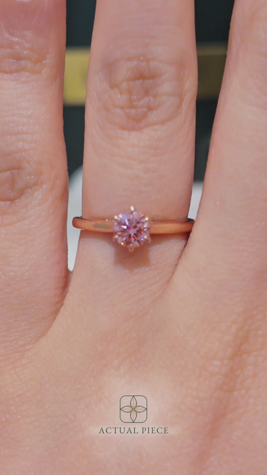 LUCCE AZALEA™ Round ROSÉ™ Pink Diamond
