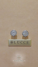 Load and play video in Gallery viewer, Lucce Carla Round Earrings Lab Diamond 1.86ctw E VVS2 Id IGI Platinum
