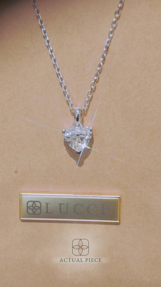 LUCCE KAELA™ Necklace Heart Diamond