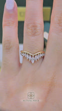 Load and play video in Gallery viewer, LUCCE CONSTANCE™ Chevron 1.26CTW Lab Diamond 14K Yellow Gold
