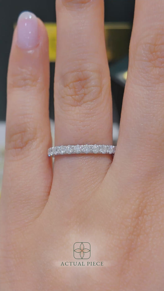 LUCCE CORSE™ 0.56ctw Natural Diamond 18K White Gold
