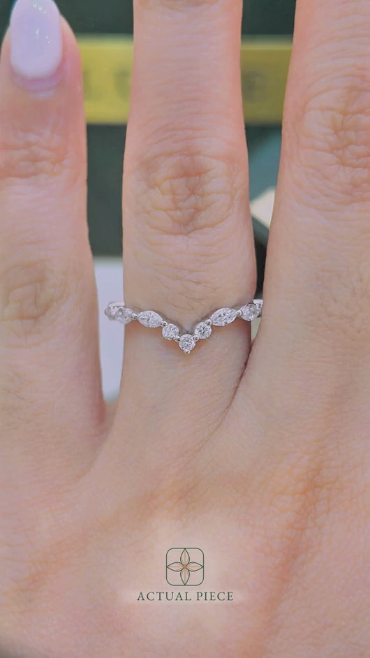 LUCCE MARCHESA™ Flush 0.46ctw Lab Diamond Platinum