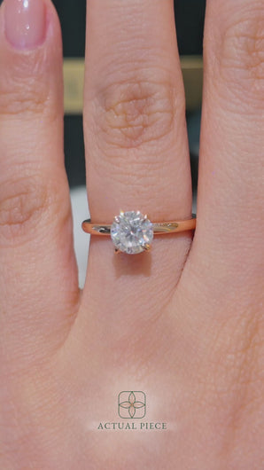 Round Lab or Natural Diamond Halo gold or platinum engagement ring with halo Manila Philippines