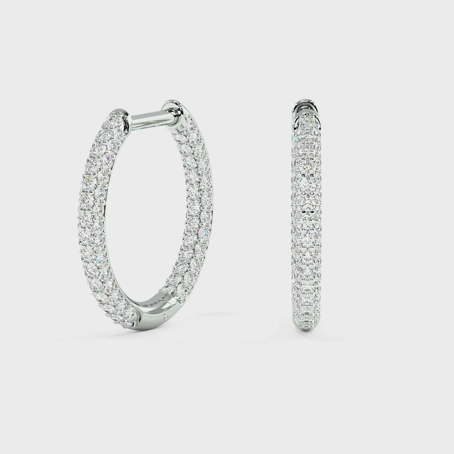 Load and play video in Gallery viewer, LUCCE MONTEVALLE™ Dangling Earrings Diamond
