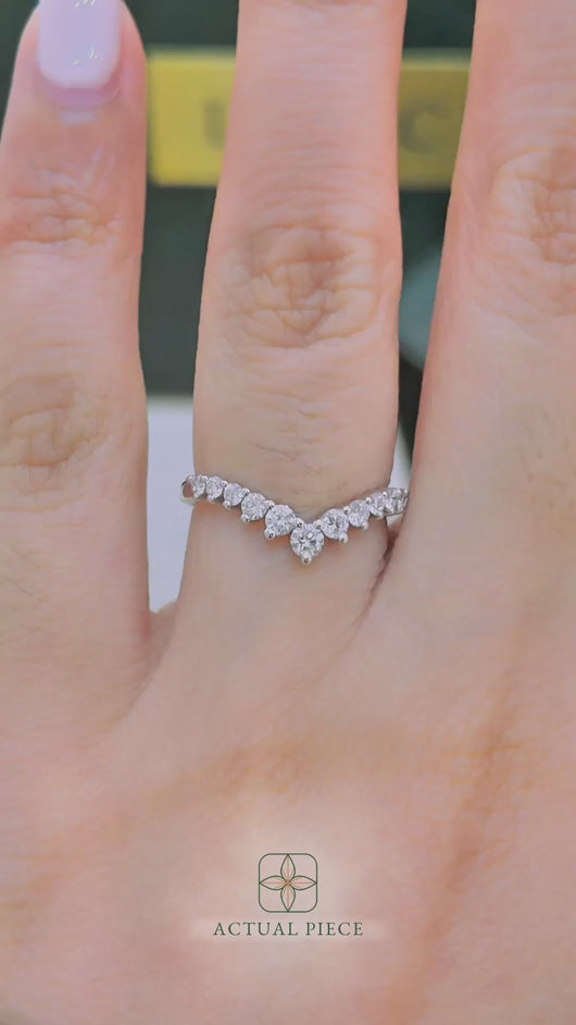 LUCCE PRIMA™ 0.36ctw Natural Diamond 18K White Gold