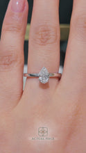 Load and play video in Gallery viewer, Lucce Lucia Halo Pear Diamond
