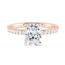 Load image into Gallery viewer, Lucia Pavé Radiant Moissanite
