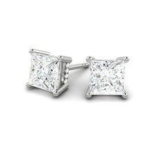 Load image into Gallery viewer, Kaela Princess Earrings 2.04CTW Lab Diamond Platinum
