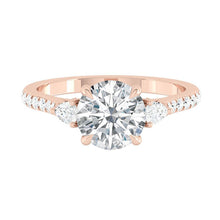 Load image into Gallery viewer, Sophia Pavé Round Moissanite
