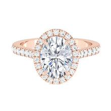 Load image into Gallery viewer, Montevalle Pavé Oval Moissanite
