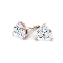 Load image into Gallery viewer, Lucce Jasmine Earrings Heart Diamond
