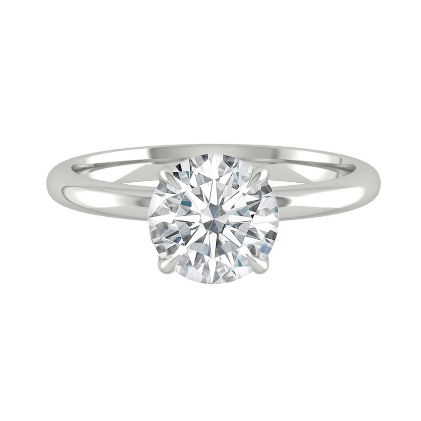 Lucia Round Moissanite