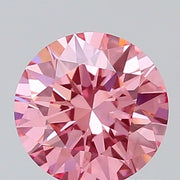 0.71ct ROUND Diamond PINK VS1 EX - IGI 732578871