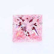 0.49ct PRINCESS Diamond PINK VS2 VG - IGI 726541340