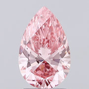 1.49ct PEAR Diamond PINK VVS2 EX - IGI 787666666