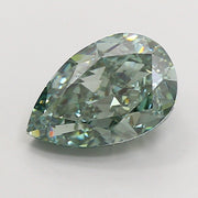 2.63ct PEAR Diamond GREEN VS1 EX - IGI 722572882