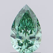 0.52ct PEAR Diamond GREEN VVS2 VG - IGI 765624635