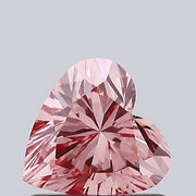 0.70ct HEART Diamond PINK VS1 VG - IGI 762529744