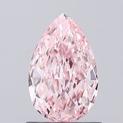 0.96ct PEAR Diamond PINK VVS2 VG - IGI 828670315