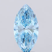 3.01ct MARQUISE Diamond BLUE VS1 EX - IGI 797664071