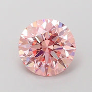 0.96ct ROUND Diamond PINK SI1 EX - IGI 662478626