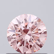 0.66ct ROUND Diamond PINK VVS2 VG - IGI 818634575