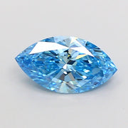 1.00ct MARQUISE Diamond BLUE VS1 EX - IGI 784670434