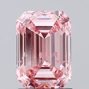 2.00ct EMERALD Diamond PINK SI1 VG - IGI 607333766
