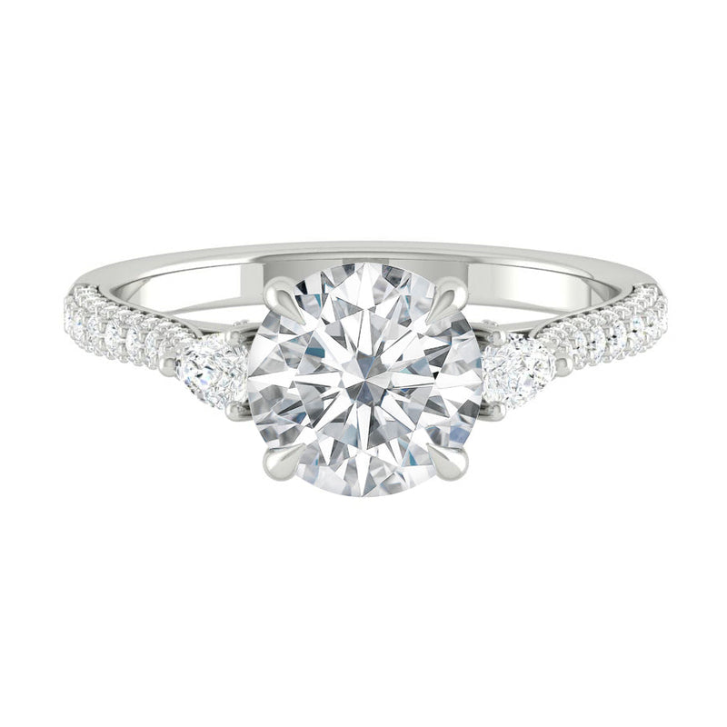 Sophia Luxe Pavé Round Diamond