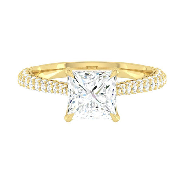 Lucce Azalea Luxe Princess Moissanite