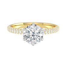 Load image into Gallery viewer, Lucia Luxe Pavé Round Moissanite
