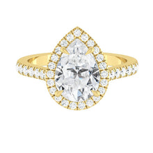 Load image into Gallery viewer, Montevalle Pavé Pear Moissanite
