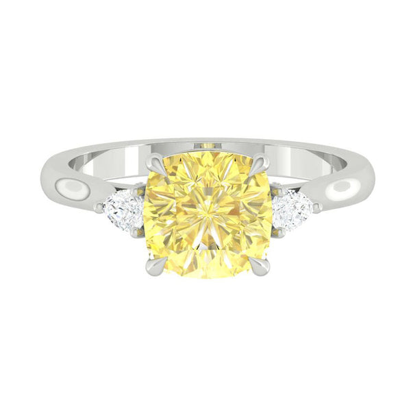 Sophia Sunburst Cushion Diamond