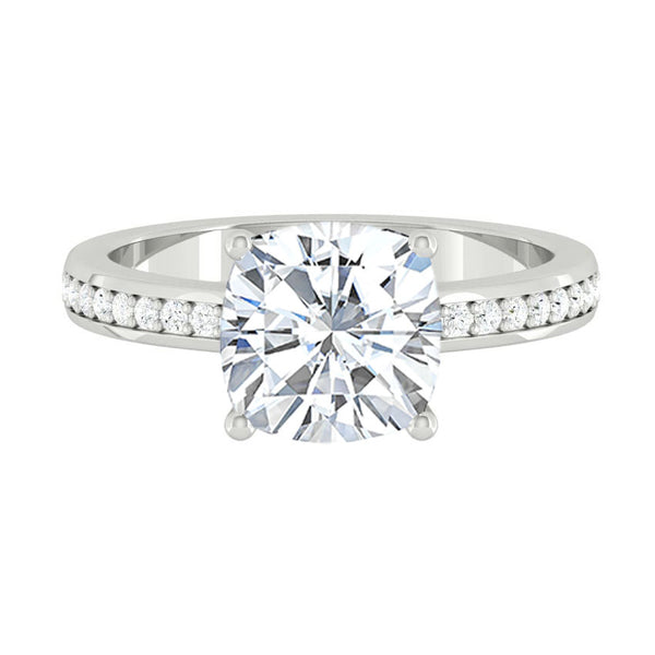 Lucce Kaela Cushion Moissanite