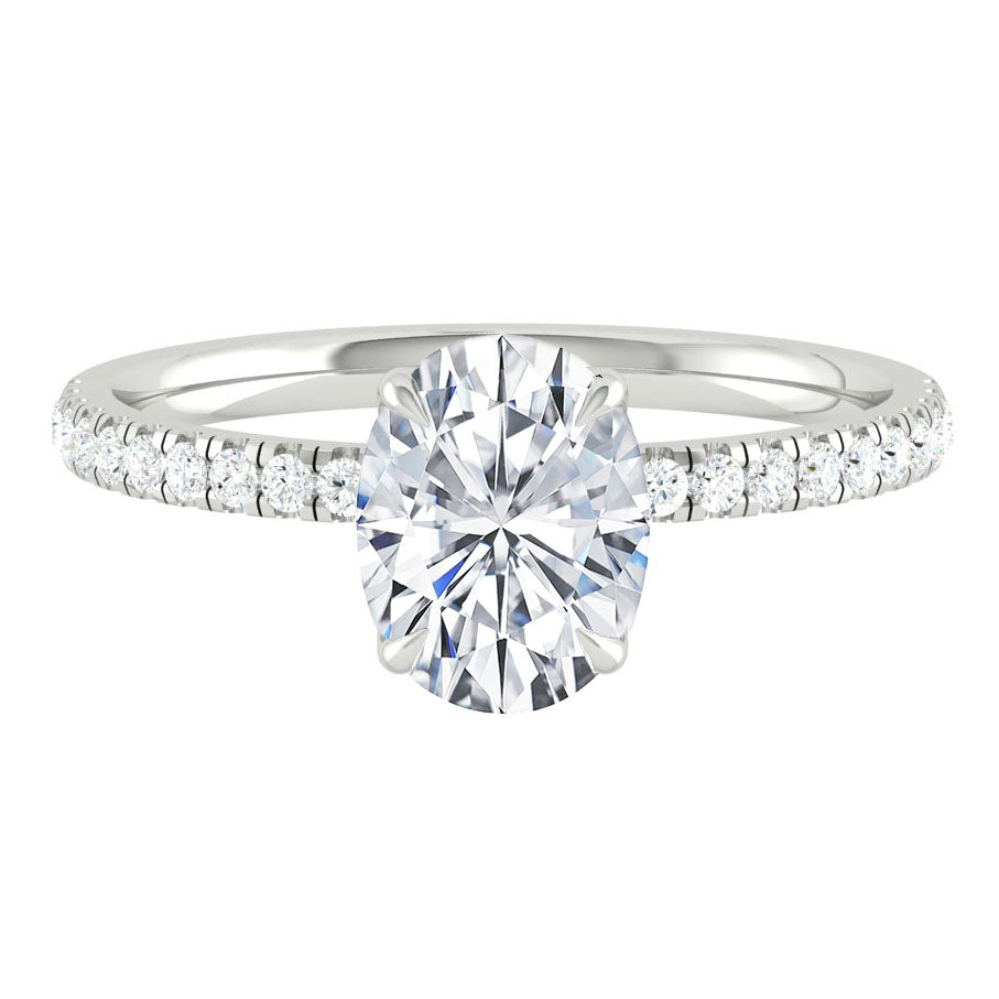 Anna Pave Oval Lab Diamond *new*