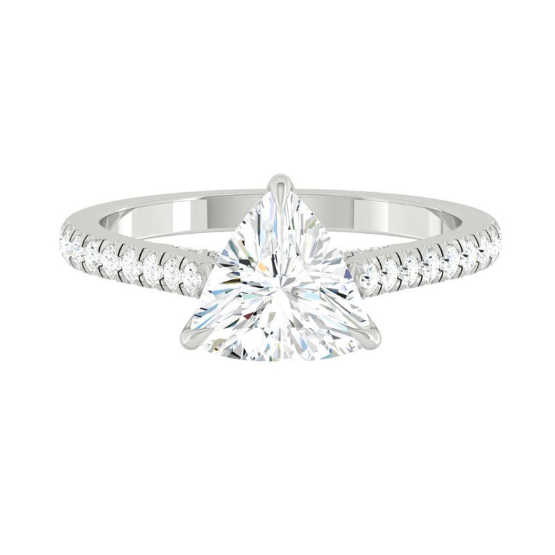 Azalea Pavé Trillion Diamond