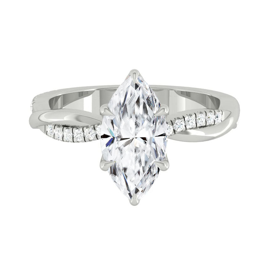 Fiore Marquise Moissanite