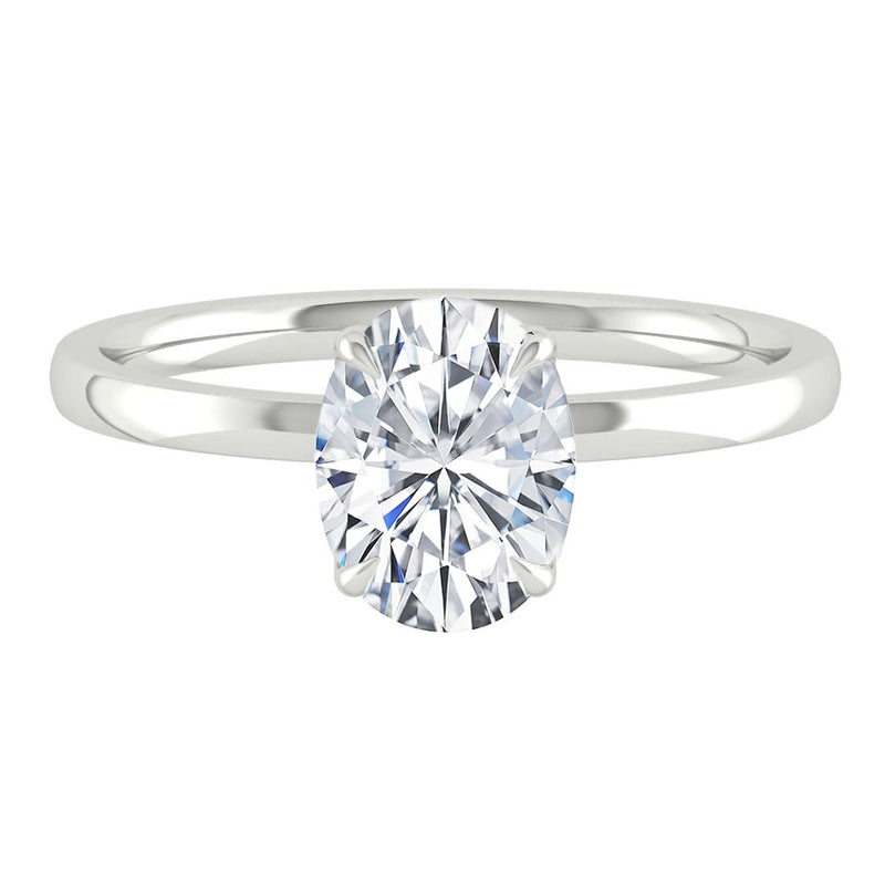 Lucia Halo Oval Diamond