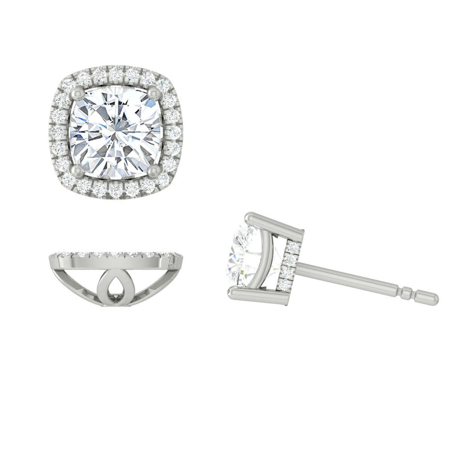 Load image into Gallery viewer, LUCCE MONTEVALLE™ Earrings Cushion Diamond
